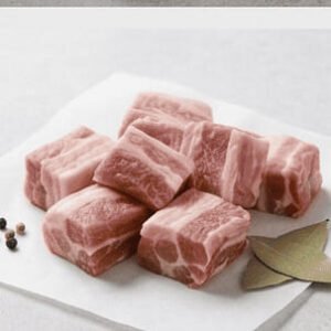 豬肋條切塊